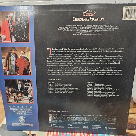 National Lampoon's Christmas Vacation Chevy Chase PG-13 Laser Disc Movie - Picture 3 of 5